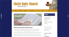 Desktop Screenshot of christunitychurch.org