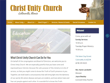 Tablet Screenshot of christunitychurch.org